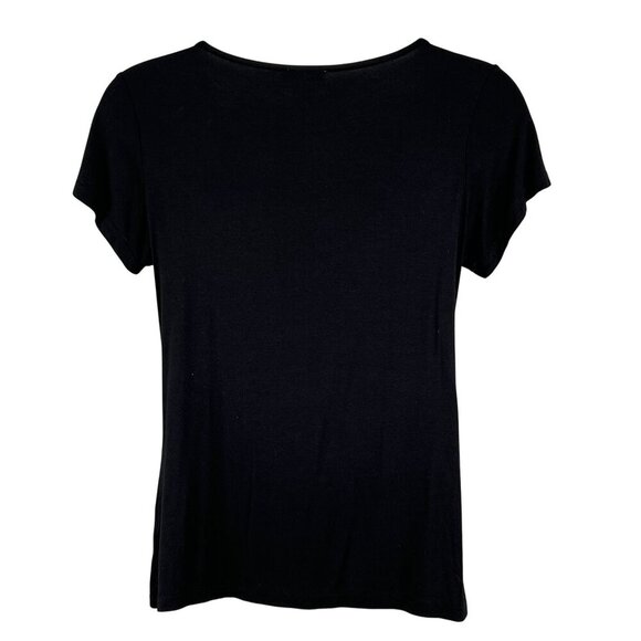 Black Skull 3D Graphic T-Shirt Womens XL Goth Biker Punk Edgy Alternative Top - Picture 2 of 13